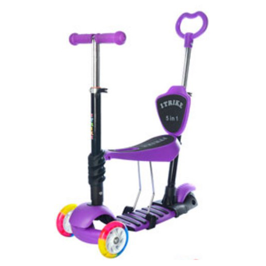 Самокат 5в1 iTrike Maxi JR 3-026-C-1 (violet) Самокат 5в1 iTrike Maxi JR 3-026-C-1 (violet)
